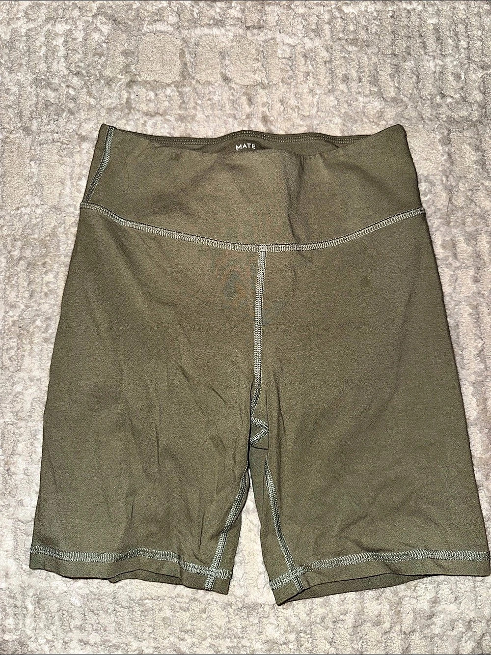 MATE Olive Organic Cotton Bike Shorts Size Medium